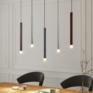 Lucande Stoika LED-pendellampe, 5 lyskilder