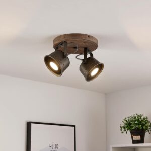 Lindby Rubinjo loftspot, 2 lyskilder, rundt