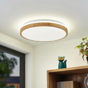 Lindby Emiva LED-loftlampe, lysstriber foroven