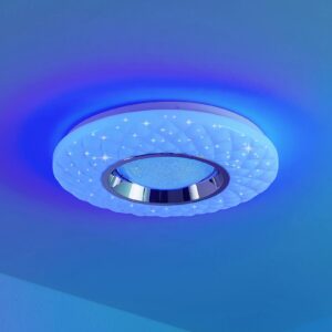 Lindby Illaria LED-loftlampe, RGBW, CCT, 39 cm