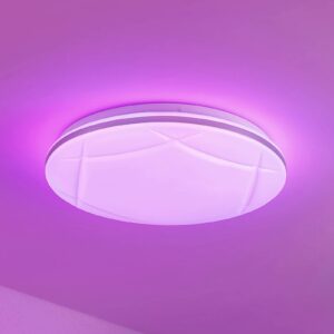 Lindby Favoria LED-loftlampe, RGBW, CCT, 39 cm