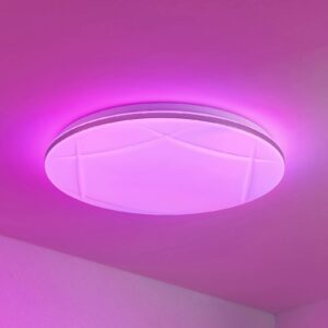 Lindby Favoria LED-loftlampe, RGBW, CCT, 49 cm