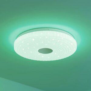 Lindby Laubini LED-loftlampe, RGBW, CCT, 38 cm