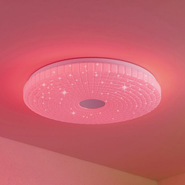 Lindby Laubini LED-loftlampe, RGBW, CCT, 48 cm