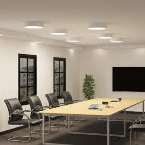 Arcchio Noabelle LED-loftlampe, hvid, 40 cm