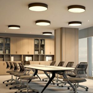 Arcchio Noabelle LED-loftlampe, sort, 60 cm