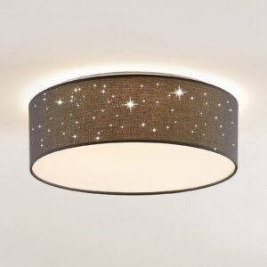 Lindby Ellamina LED-loftlampe, 40 cm, mørkegrå