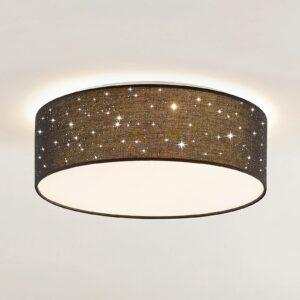 Lindby Ellamina LED-loftlampe, 40 cm, sort