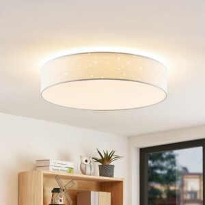 Lindby Ellamina LED-loftlampe, 60 cm, hvid