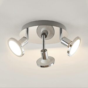 Lindby Ayden LED-loftspot, rund, 3 lyskilder