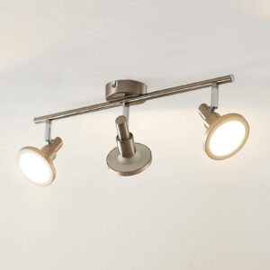 Lindby Unnur LED-spotlight, 3 lyskilder og aflang