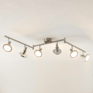 Lindby Unnur LED-spotlight, 6 lyskilder