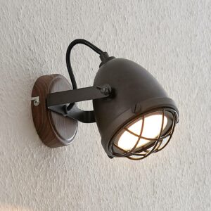 Lindby Adeon LED-loftspot med gitter, 1 lyskilde