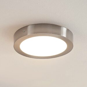 ELC Merina LED-loftlampe nikkel, 21,5 cm