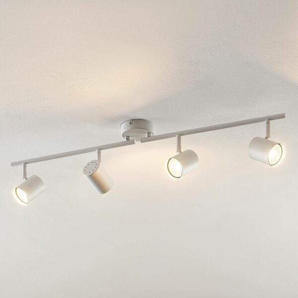 ELC Tomoki LED-loftlampe, hvid, 4 lyskilder