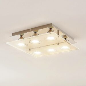 ELC Tahyla LED-loftlampe, GU10, glas, 32 cm