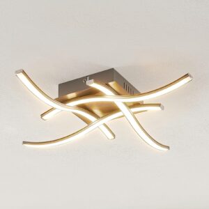 ELC Agostina LED-loftlampe, nikkel