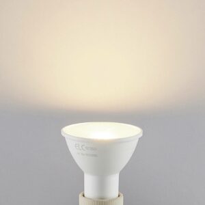 ELC LED-reflektor GU10 5 W, sæt, 2.700 K 120°