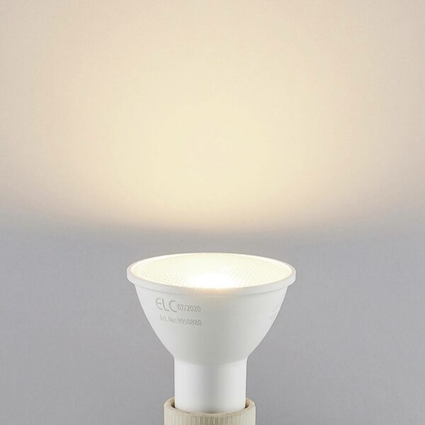 ELC LED-reflektor GU10 5 W, sæt, 2.700 K 120°