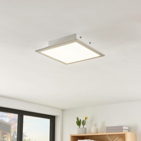 Lindby Stenley LED-panel, CCT, 29 cm x 29 cm