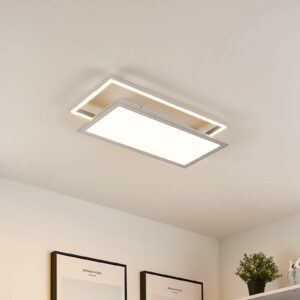 Lucande Senan LED-loftlampe, rektangler