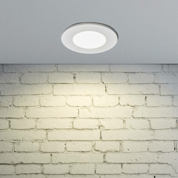 Kamilla LED-indbygningsspot, hvidt, IP65, 7W