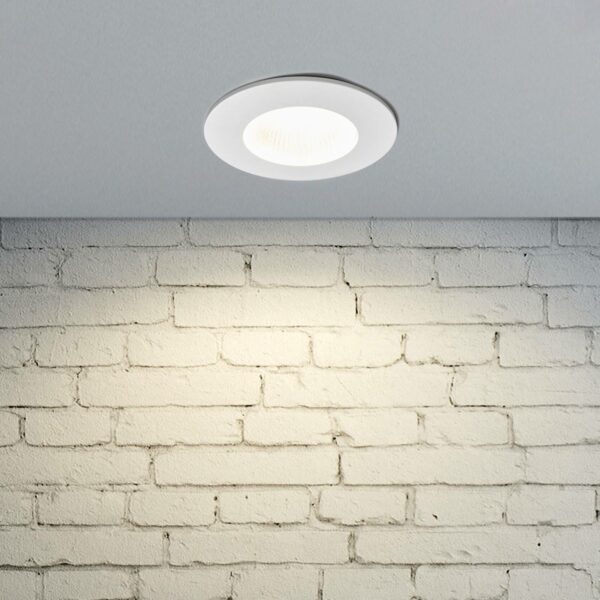 Kamilla LED-indbygningsspot, hvidt, IP65, 11W