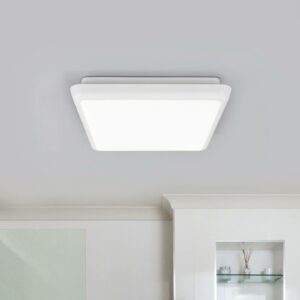 Kvadratisk LED-loftslampe Augustin, 25 cm