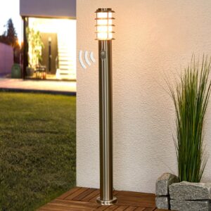 Sensor vejlampe Selina af rustfrit stål