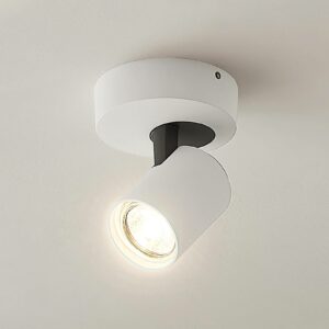 Lindby Ninette spot, hvidt, 1 lyskilde