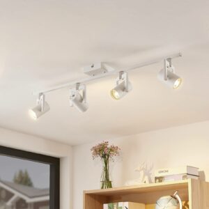 Lindby Noesha loftspot, hvidt, 4 lyskilder