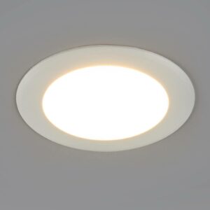 Rund LED-indbygningslampe Arian, 9,2 cm 6W