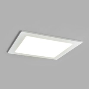 LED-indbygningsspot Joki hvid 4000K kantet 22cm
