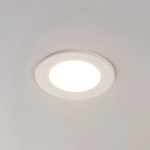 LED-indbygningsspot Joki hvid 3000K rund 11,5cm