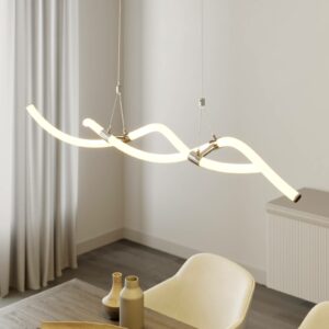 Lucande Wewa LED-pendellampe, med switch-dim