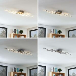 LED-loftlampe Safia 3 lyskilder i bølgeform