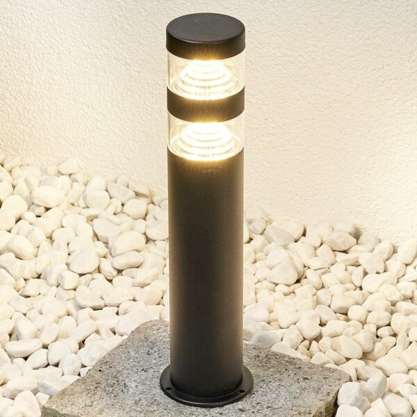 Sokkellampen Lanea med LED´er - varmhvid