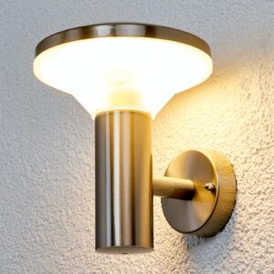 Jiyan udendørsvæglampe i rustfrit stål med LED&apos;er