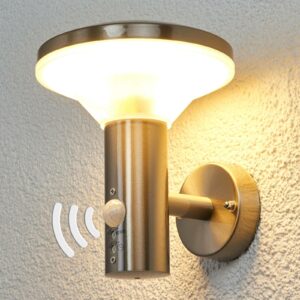 Jiyan - udendørsvæglampe med sensor og LED
