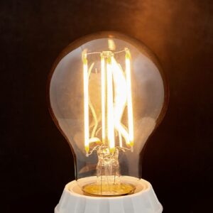 E27 6 W 500lm filament LED-pære, ravgul, 1.800 K