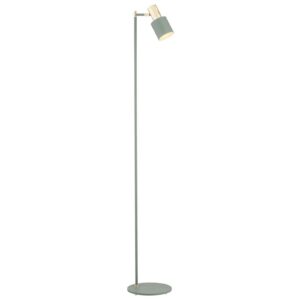 Destin gulvlampe, justerbar, grøn/messing