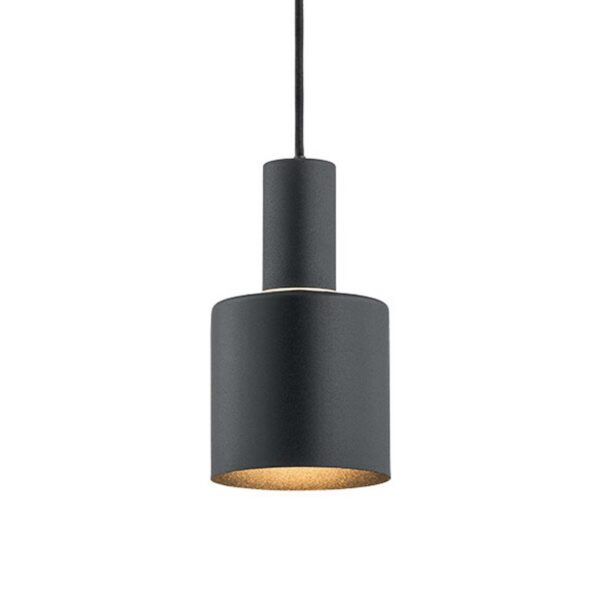 Selma hængelampe, 1 lyskilde, sort, Ø 12 cm