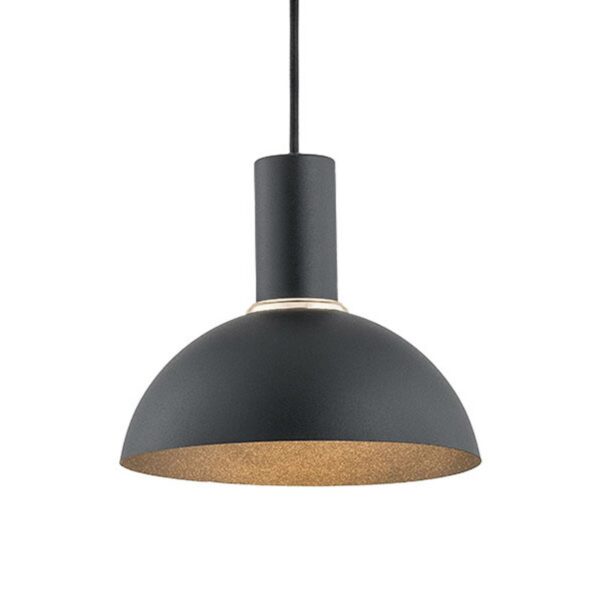 Selma hængelampe, 1 lyskilde, sort, Ø 22 cm