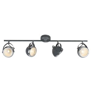 Rider halogenspots i beton design, m. 4 lyskilder
