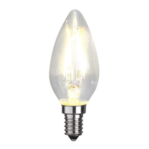 E14 B35 LED-kertepære 2 W 2.700 K filament 250 lm