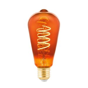 LED-lampe E27 4 W Rustika kobberbelagt