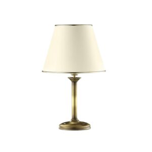 Birmingham bordlampe, patineret, Ø 27 cm