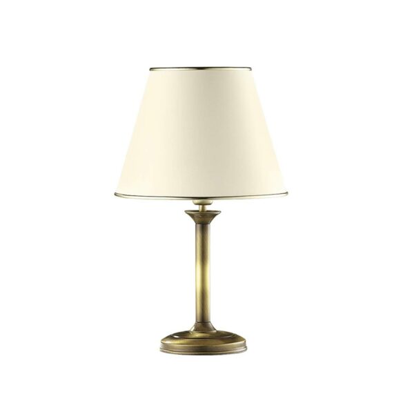 Birmingham bordlampe, patineret, Ø 27 cm