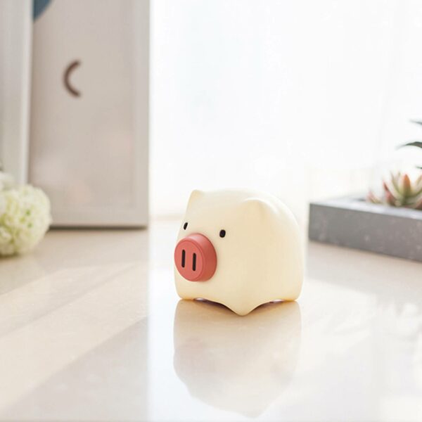 Piggy Pig LED-natlys med batteri