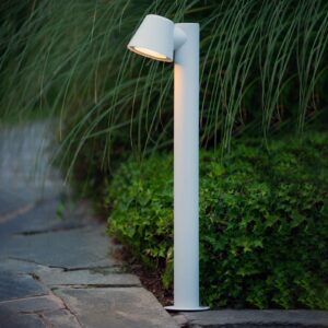 Dingo hvid LED-vejlampe med GU10-LED